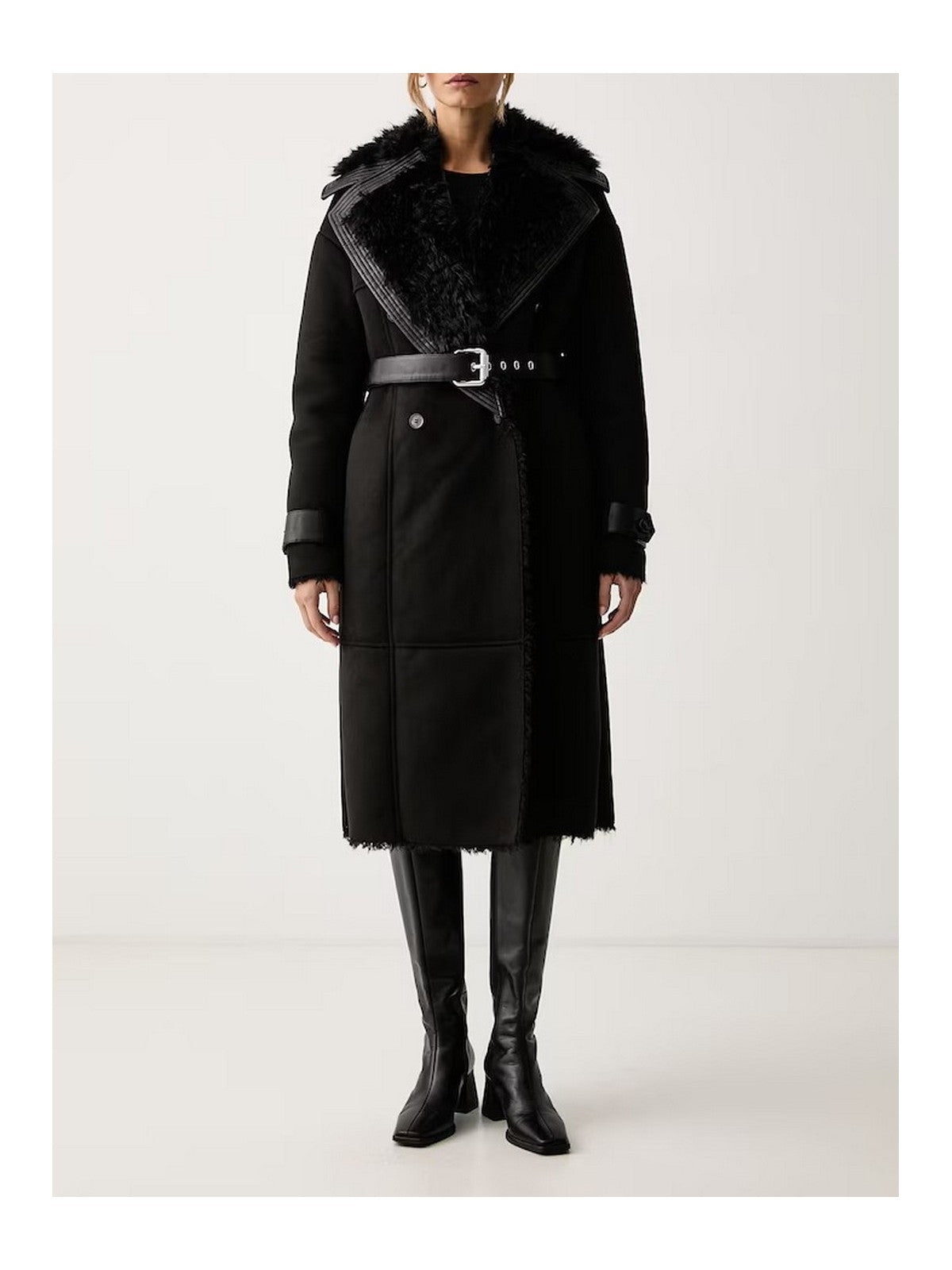PATRIZIA PEPE Cappotto Donna Nero - 8O0208 E0011 K103 gioboutiqueweb