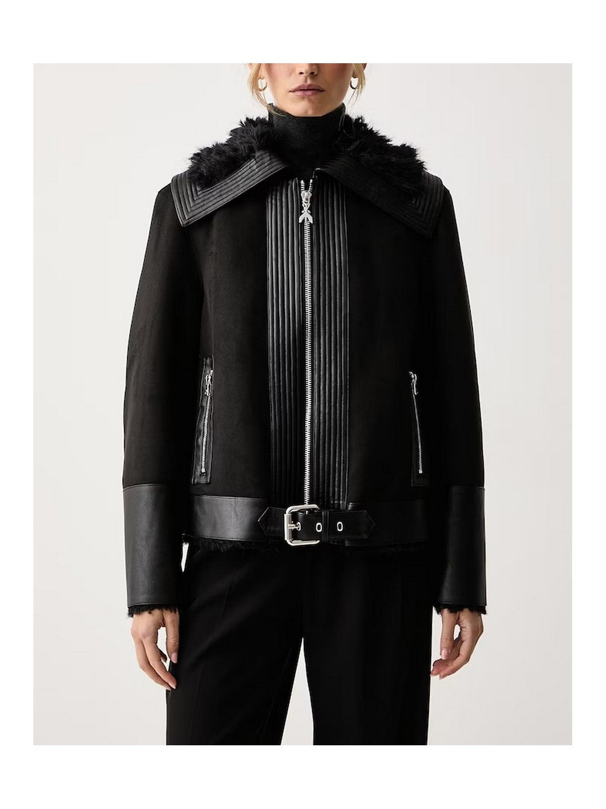 PATRIZIA PEPE Cappotto Donna Nero - 8O0209 E0011 K103 gioboutiqueweb