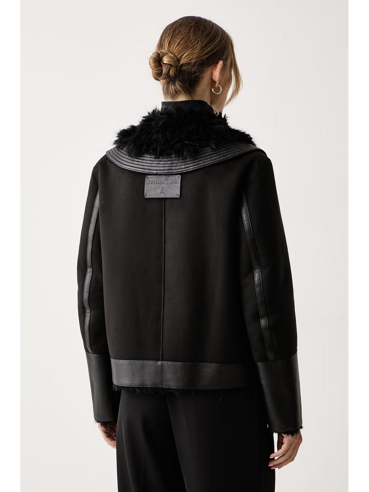 PATRIZIA PEPE Cappotto Donna Nero - 8O0209 E0011 K103 gioboutiqueweb