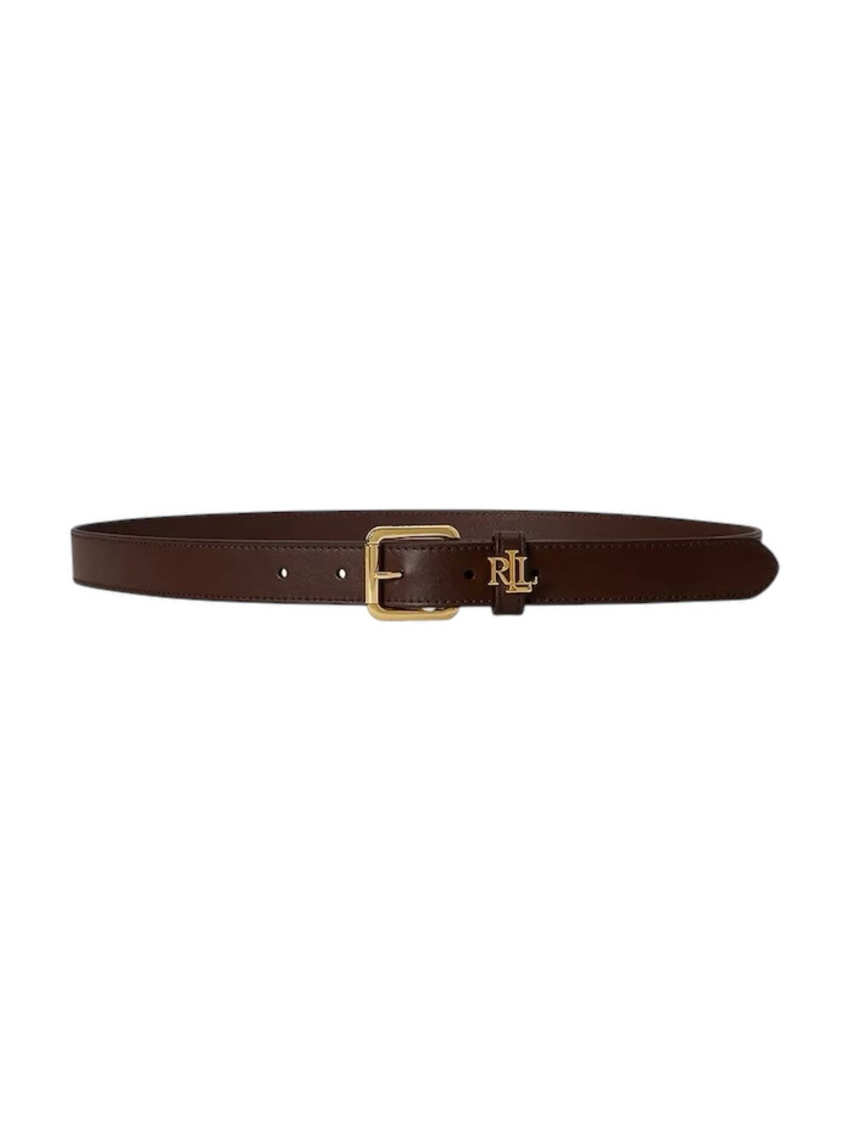 LAUREN RALPH LAUREN Cintura Donna LGO KPPER 25-BELT-SKINNY CHESTNUT BROWN - 412968763 013