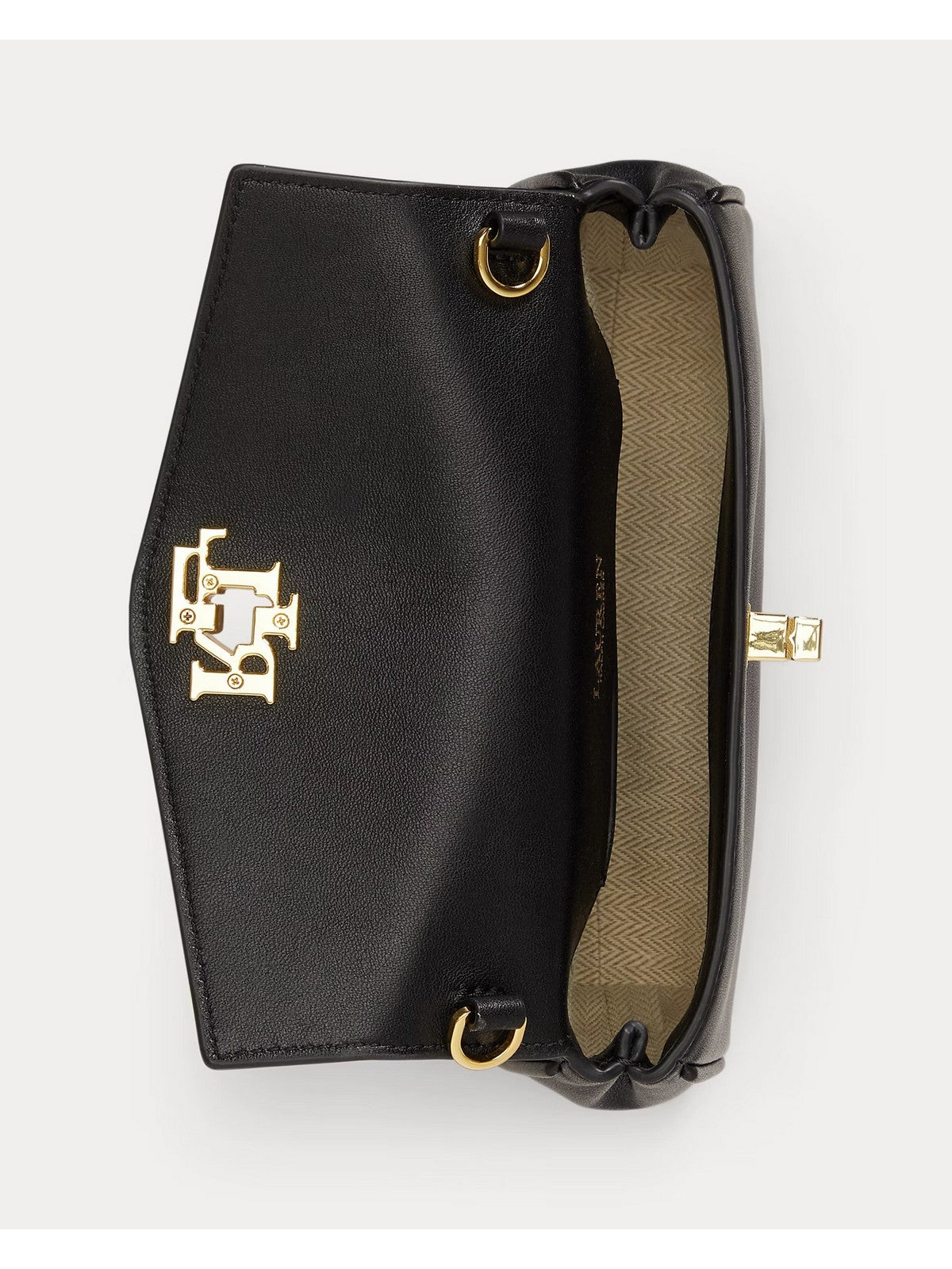 LAUREN RALPH LAUREN Portafoglio Donna TRN WRST CRS-WALLET ON A CHAIN-LARGE BLACK - 432P11743 002