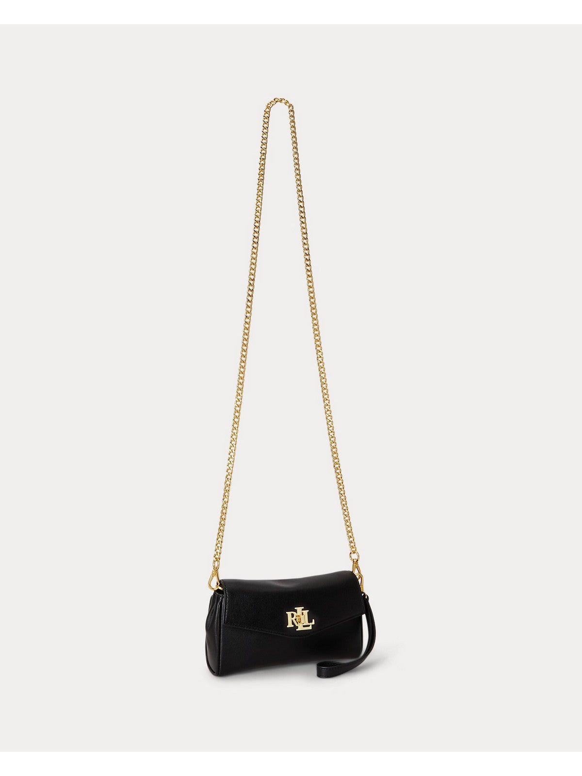 LAUREN RALPH LAUREN Portafoglio Donna TRN WRST CRS-WALLET ON A CHAIN-LARGE BLACK - 432P11743 002