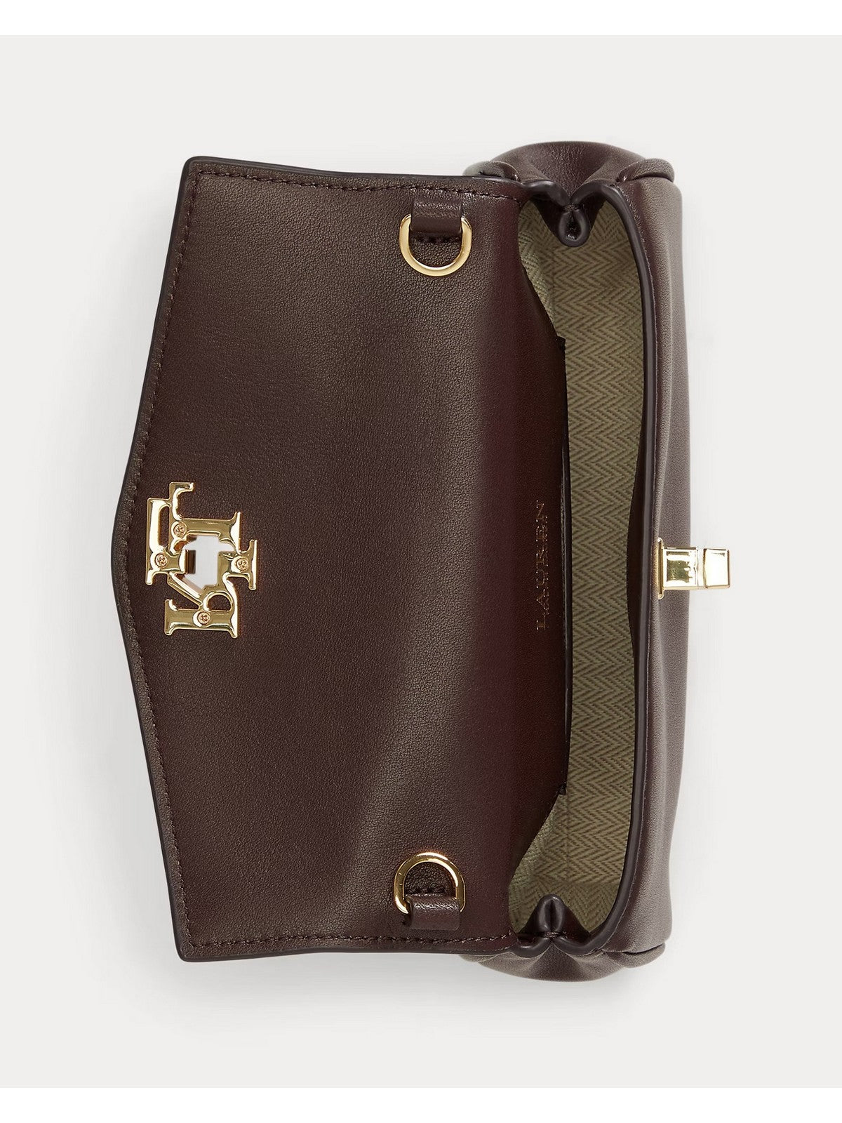LAUREN RALPH LAUREN Portafoglio Donna TRN WRST CRS-WALLET ON A CHAIN-LARGE CHESTNUT BROWN - 432P11743 006