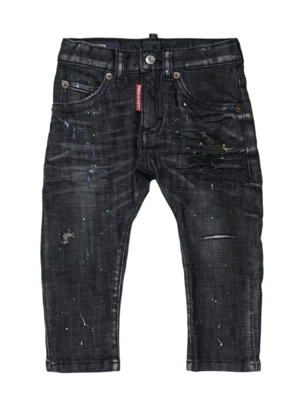 DSQUARED KIDS Jeans Unisex bambino DENIM BLACK - DQ01TC D0AI1 DQ02 gioboutiqueweb