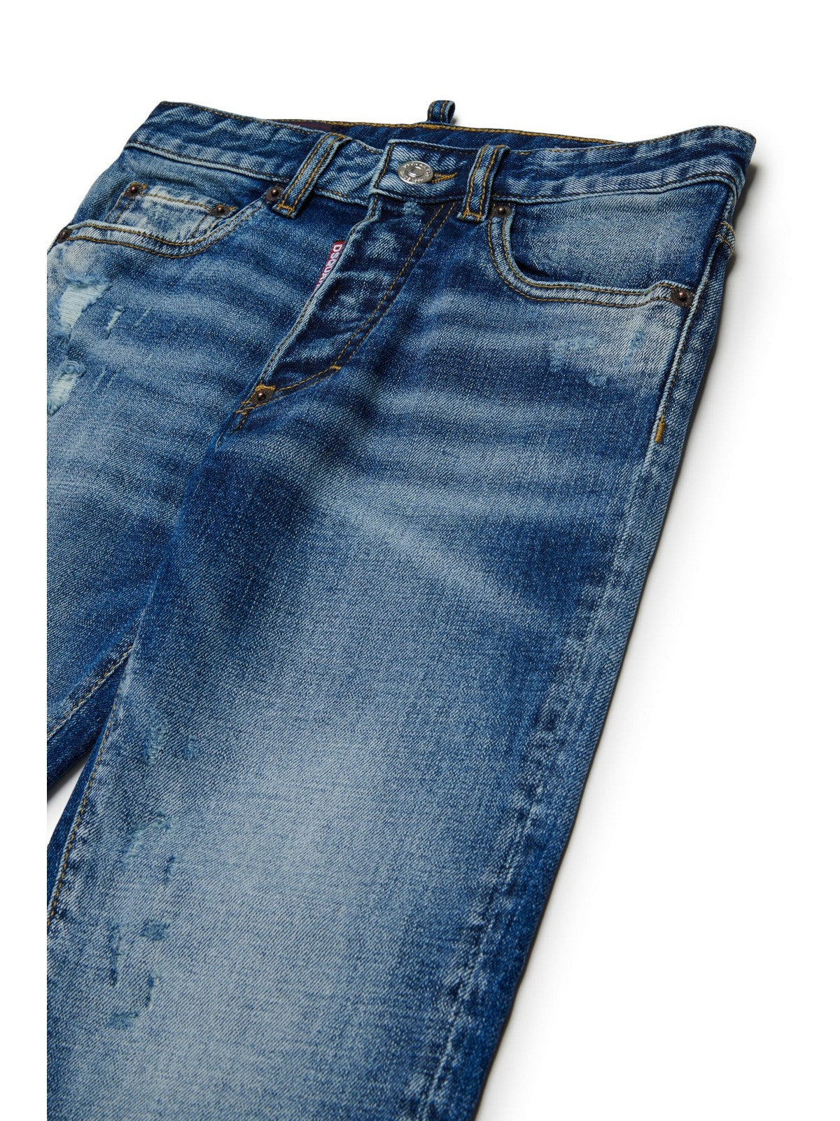 DSQUARED KIDS Jeans Unisex bambino BLUE DENIM - DQ2252 D0AHR DQ01 gioboutiqueweb