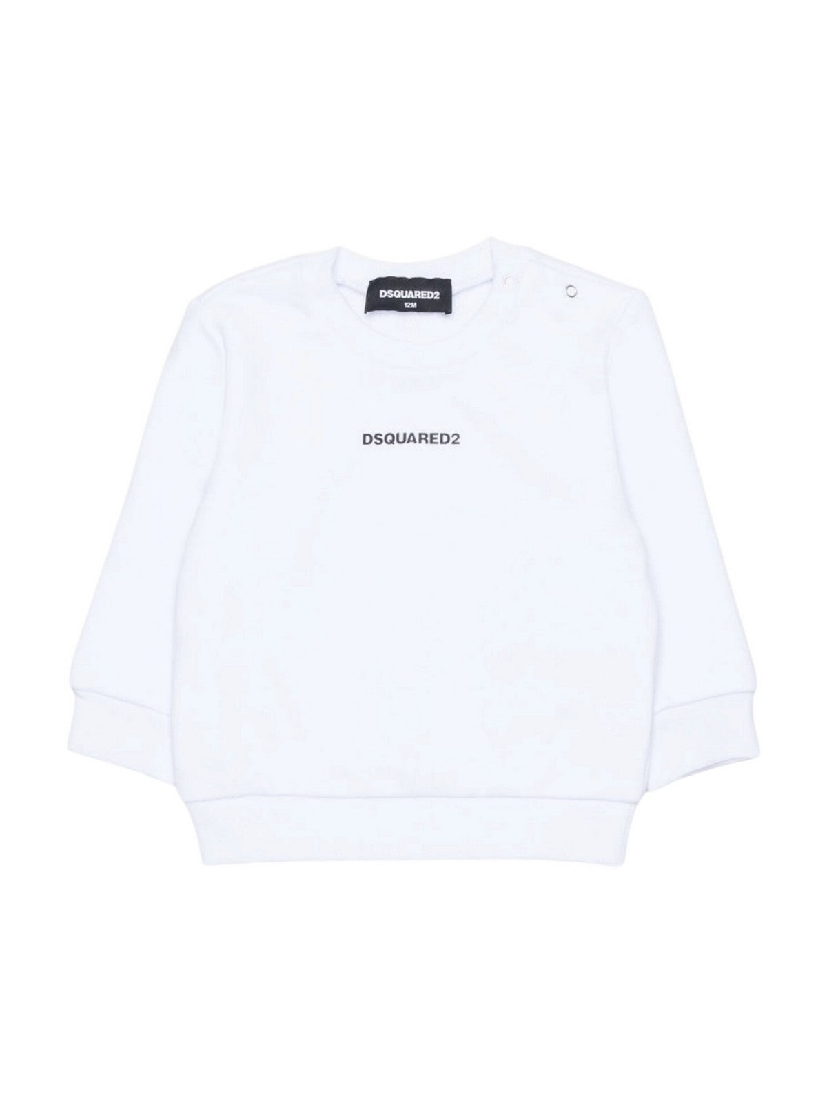 DSQUARED KIDS Felpa Unisex bambino WHITE - DQ2860 D0AIZ DQ100 gioboutiqueweb