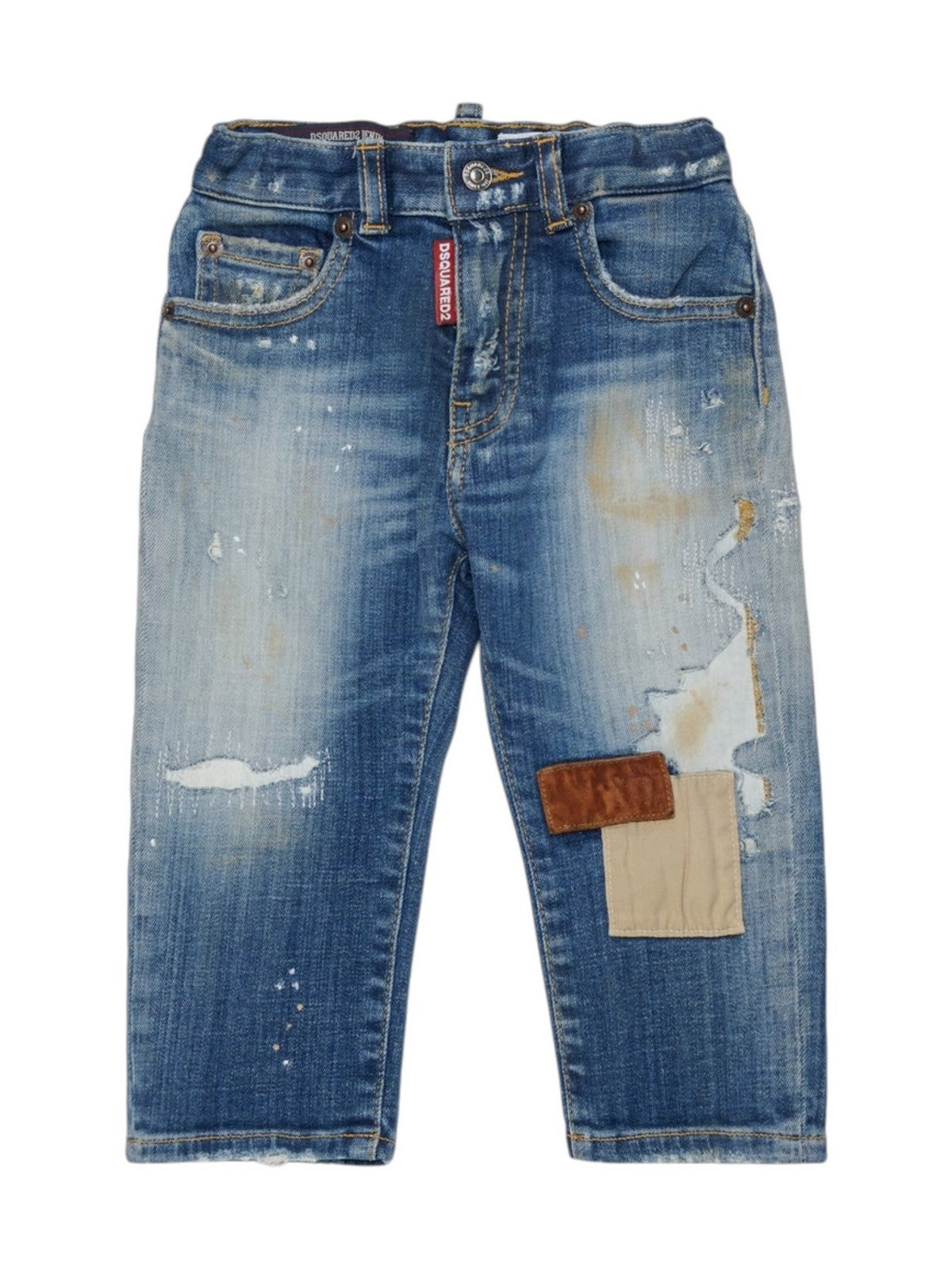 DSQUARED KIDS Jeans Unisex bambino BLUE DENIM - DQ3087 D0AHZ DQ01 gioboutiqueweb