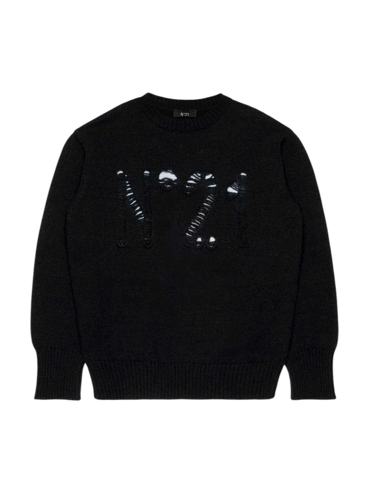 N°21 Maglione Bambini e ragazzi BLACK - N210DD N0547 0N900 gioboutiqueweb