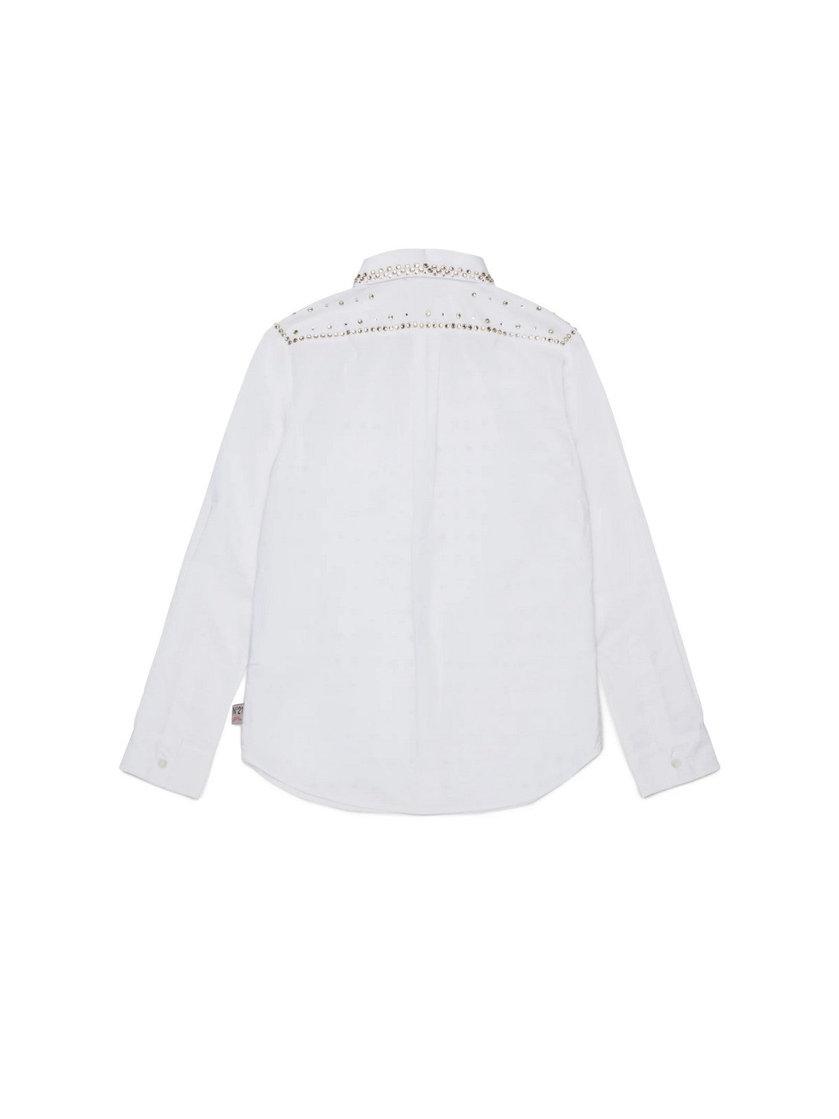 N°21 Camicia Bambine e ragazze WHITE - N210EQ N0519 0N100 gioboutiqueweb