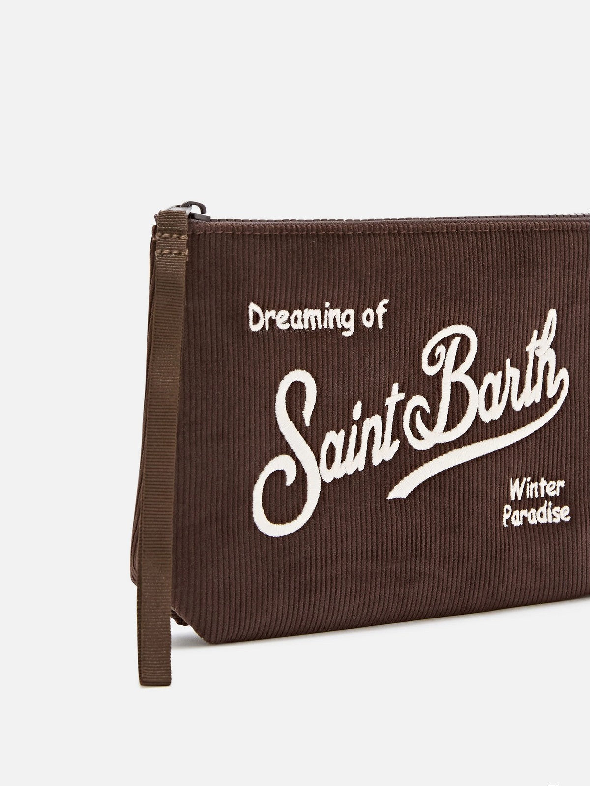 MC2 SAINT BARTH Pochette Unisex 18 EMB - ALINE CORDUROY S 00128M gioboutiqueweb