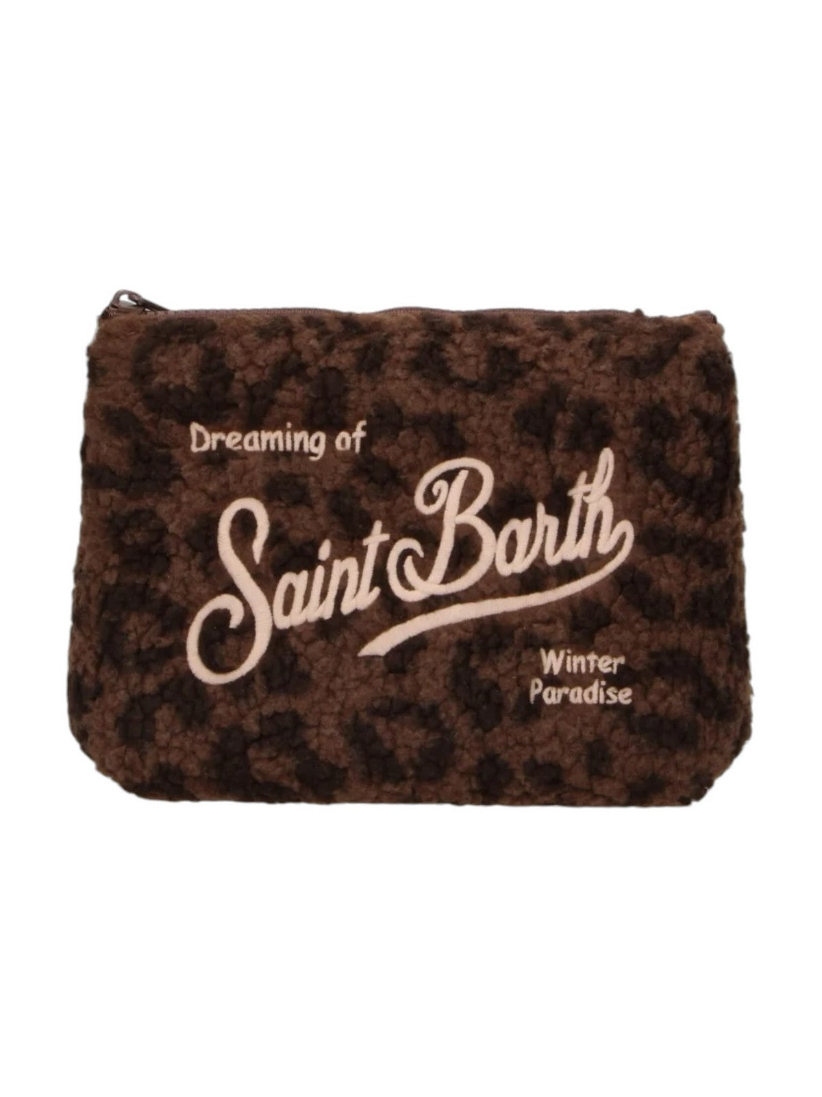 MC2 SAINT BARTH Pochette Donna DARK LEOPARD 18 - ALINE TEDDY 00019M