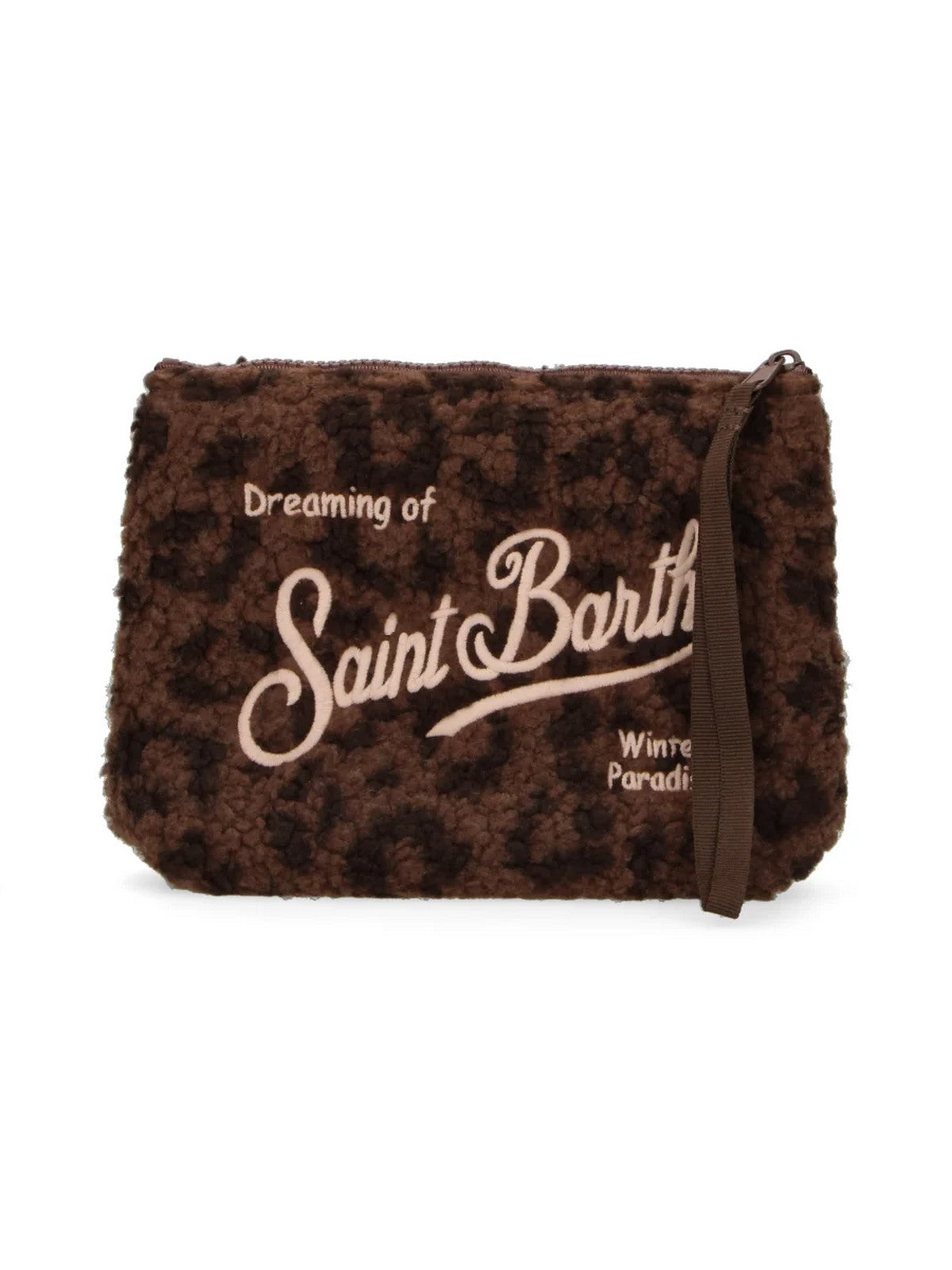 MC2 SAINT BARTH Pochette Donna DARK LEOPARD 18 - ALINE TEDDY 00019M
