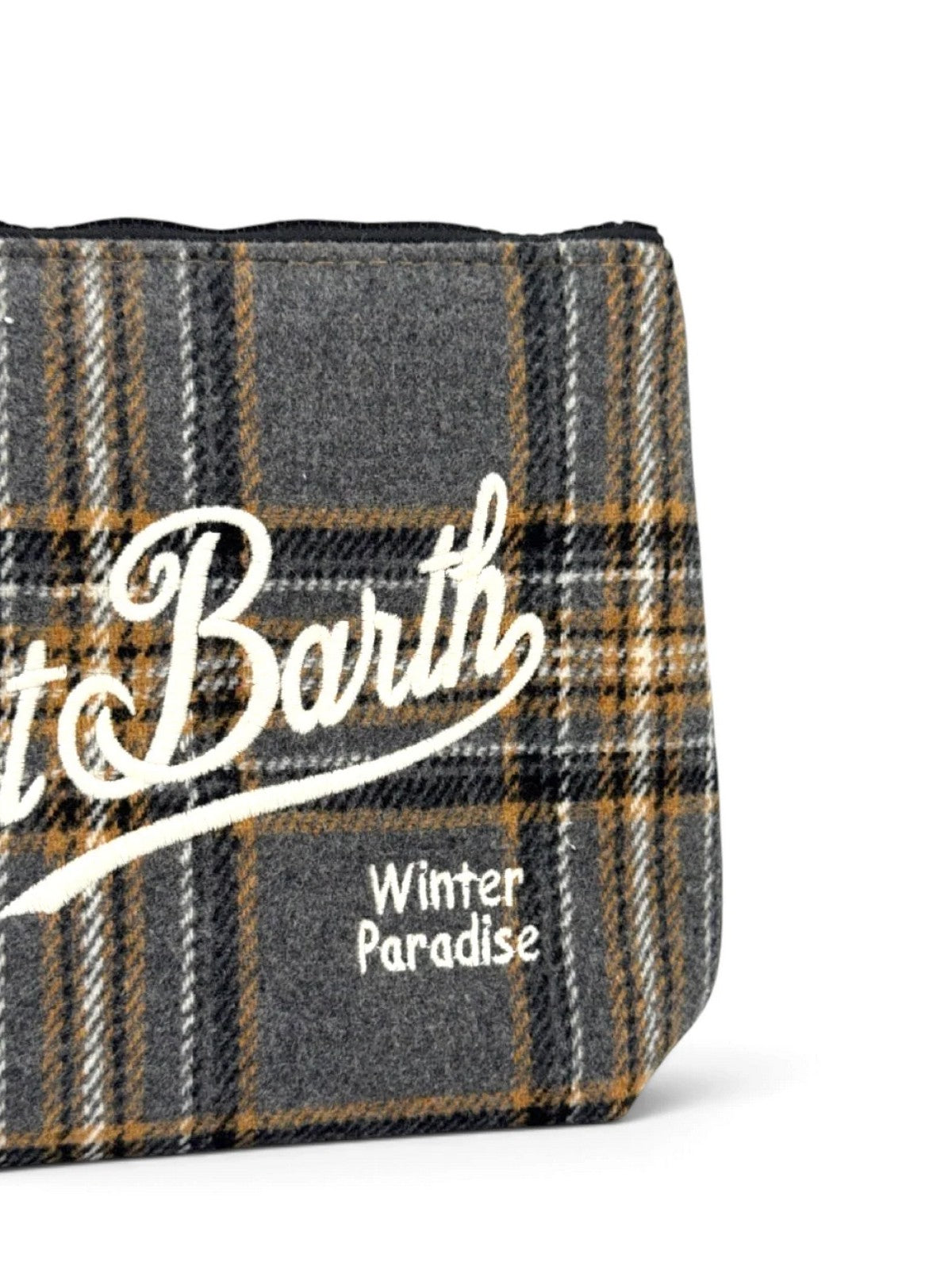 MC2 SAINT BARTH Pochette Donna TARTAN 1519 EMB - ALINE WOOL 00321M