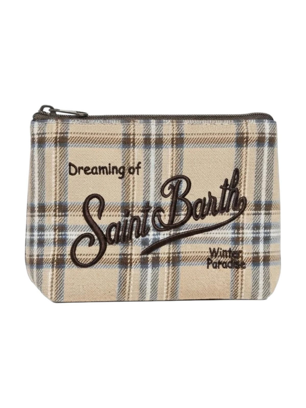 MC2 SAINT BARTH Pochette Donna TARTAN 1219 EMB - ALINE WOOL 00580M