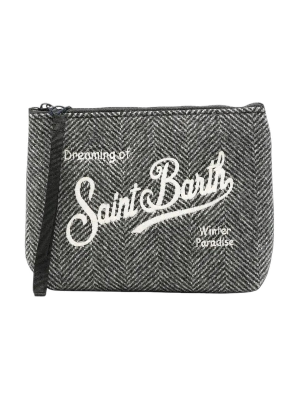 MC2 SAINT BARTH Pochette Donna HERRINGBONE 0015 EMB - ALINE WOOL 03014M