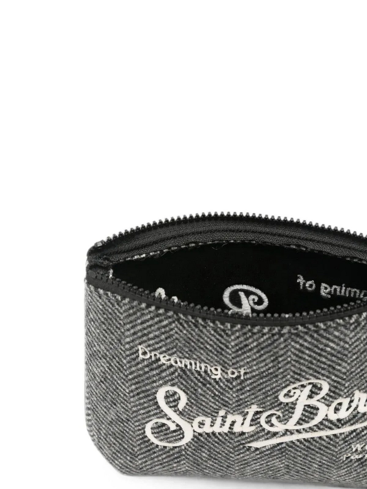 MC2 SAINT BARTH Pochette Donna HERRINGBONE 0015 EMB - ALINE WOOL 03014M