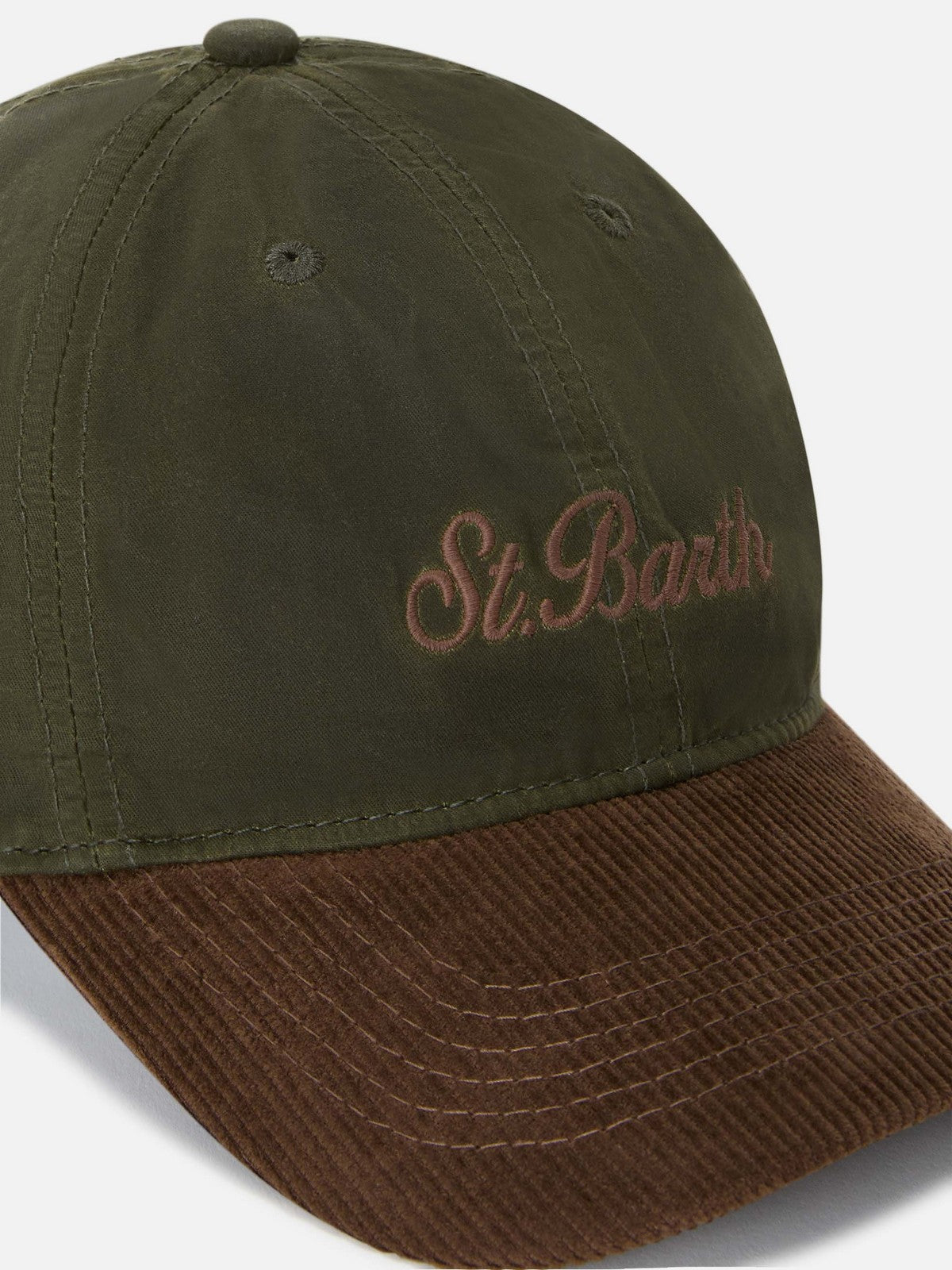 MC2 SAINT BARTH Cappello Uomo 5218 EMB - BASEBALL WAX CORDUROY S 00131M