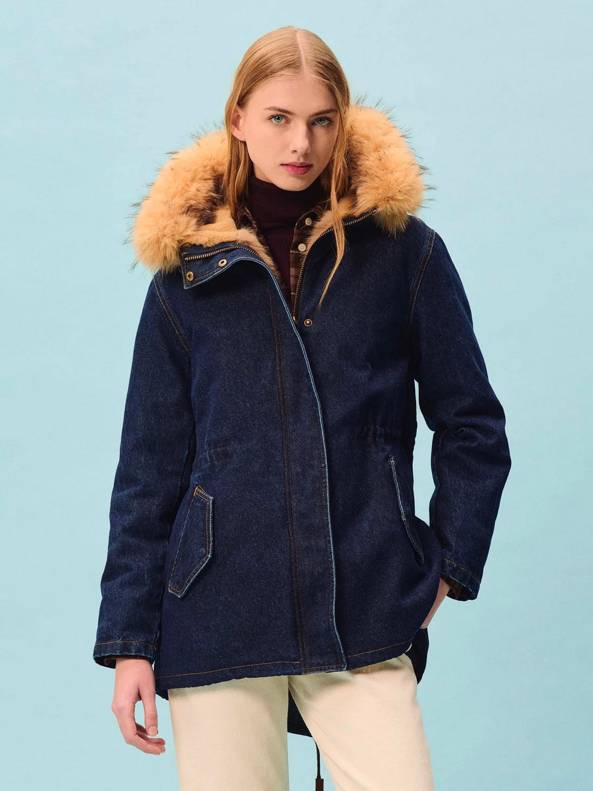 MC2 SAINT BARTH Giubbino Donna D SB PATCH - BRENNA DENIM 00222M