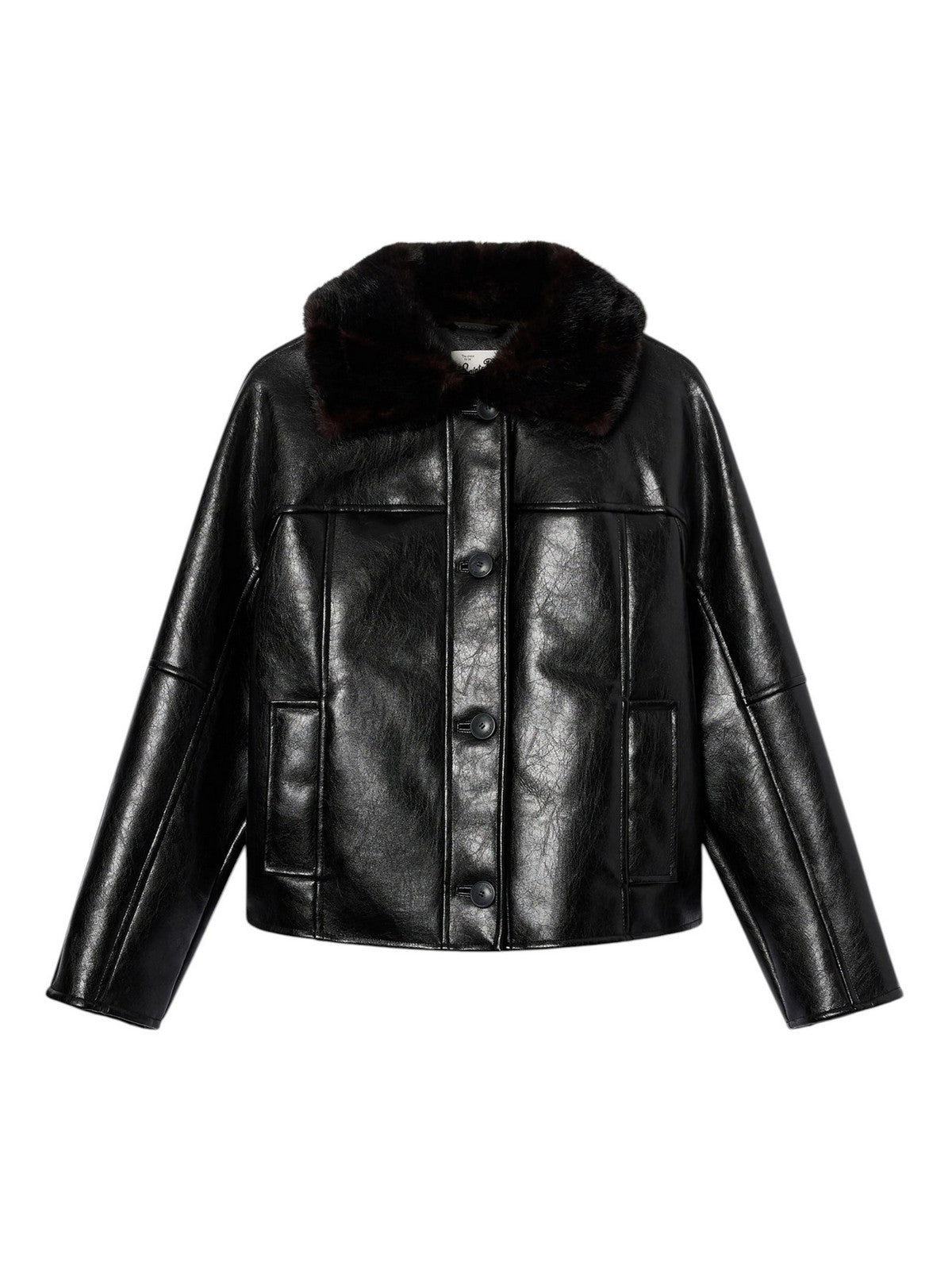 MC2 SAINT BARTH Giubbino Donna 00 BLACK - CLISIA FAUX LEATHER 00068M