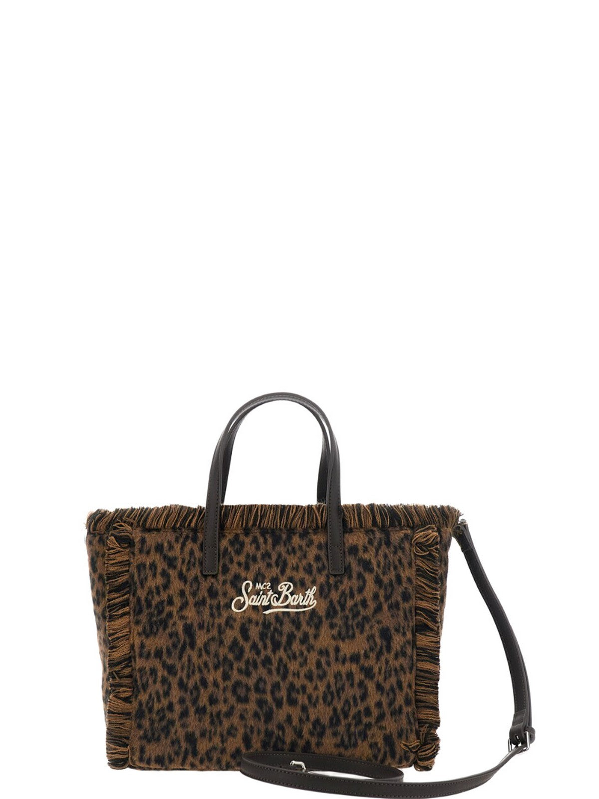 MC2 SAINT BARTH Borsa Donna DARK LEOPARD 18 EMB - COLETTE FELT N 00212M