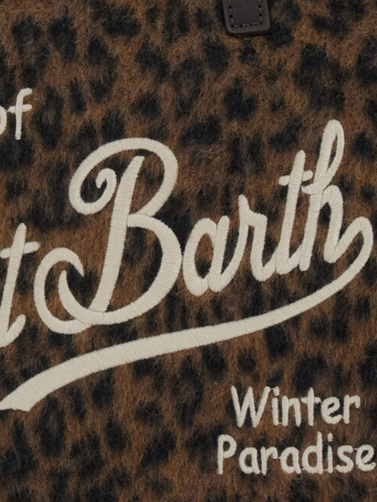 MC2 SAINT BARTH Borsa Donna DARK LEOPARD 18 EMB - COLETTE FELT N 00212M