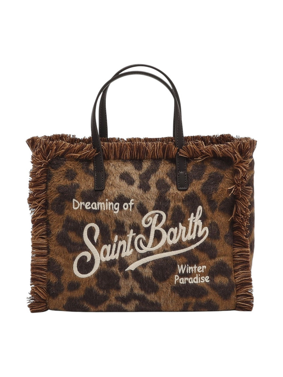 MC2 SAINT BARTH Borsa Donna MAXI LEOPARD 19 EMB - COLETTE FELT N 04105M