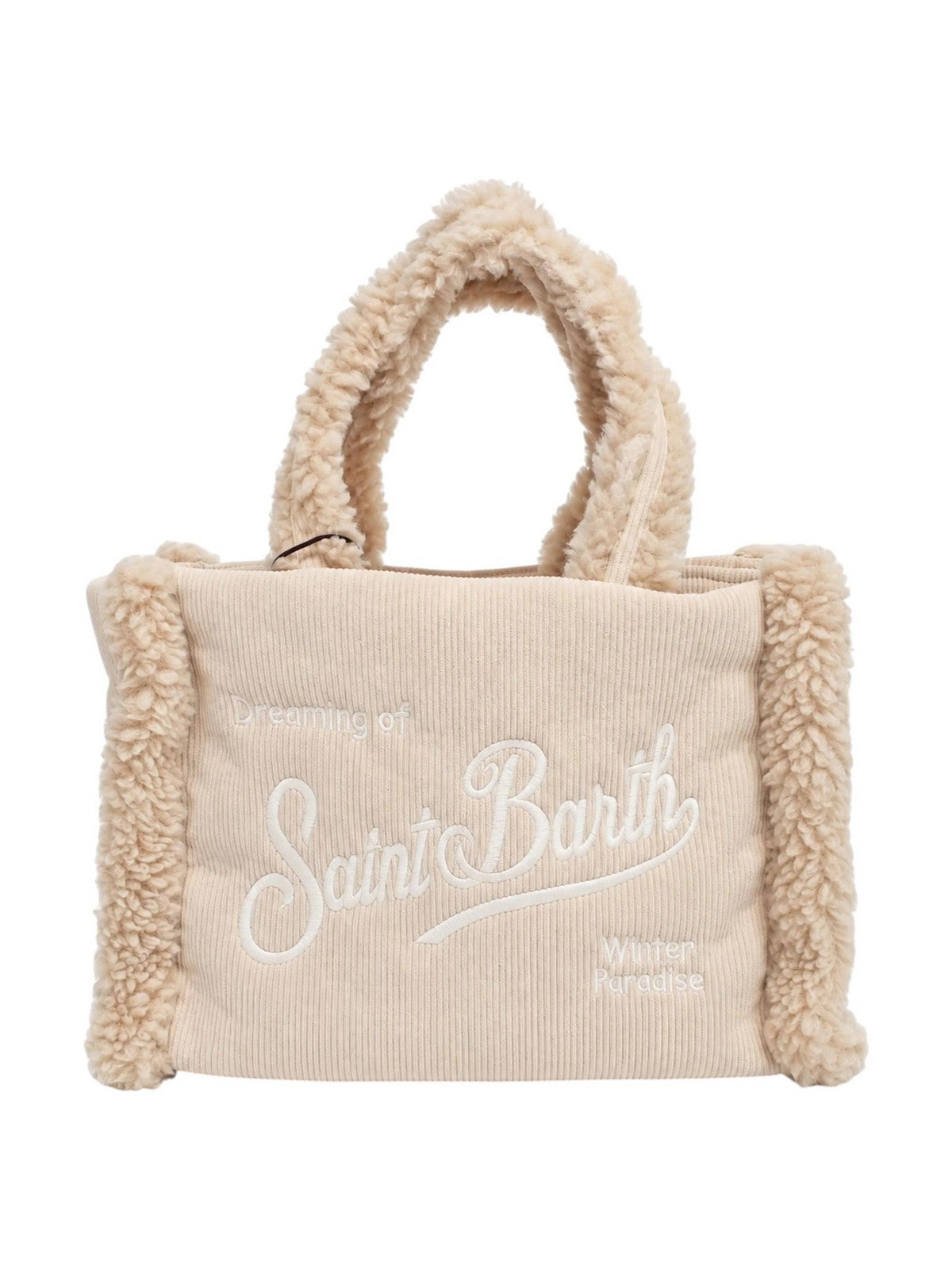 MC2 SAINT BARTH Borsa Donna CORDUROY 11 EMB - COLETTE SHEARLING 00129M
