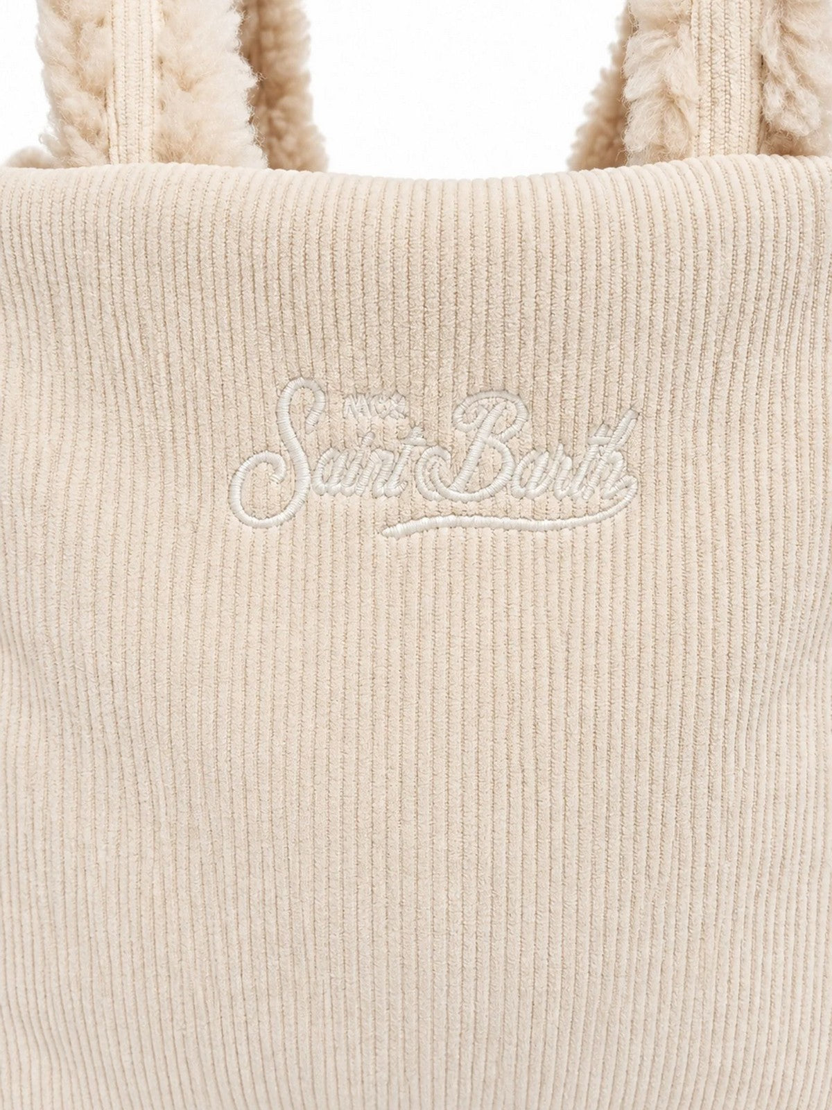 MC2 SAINT BARTH Borsa Donna CORDUROY 11 EMB - COLETTE SHEARLING 00129M