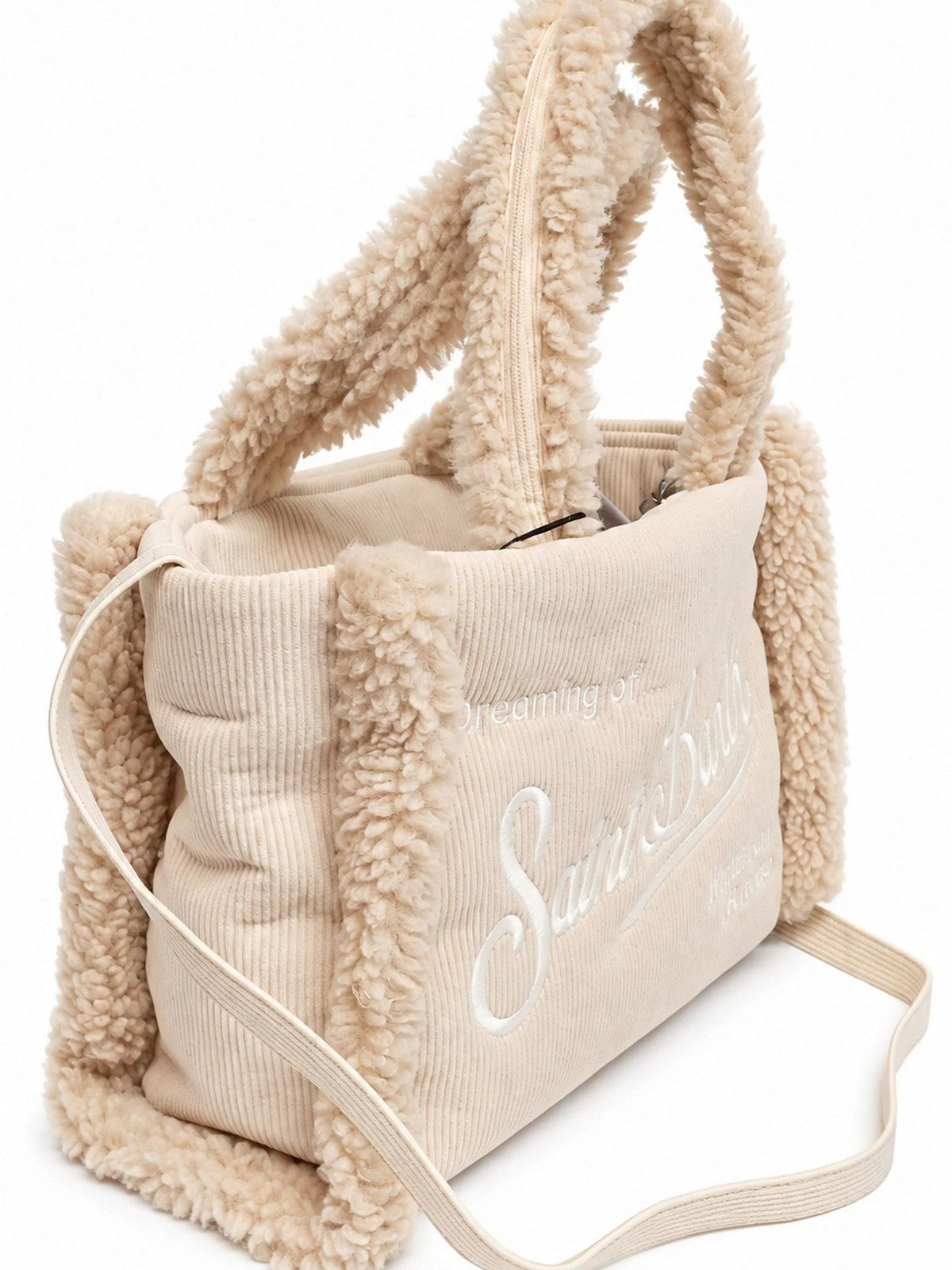 MC2 SAINT BARTH Borsa Donna CORDUROY 11 EMB - COLETTE SHEARLING 00129M