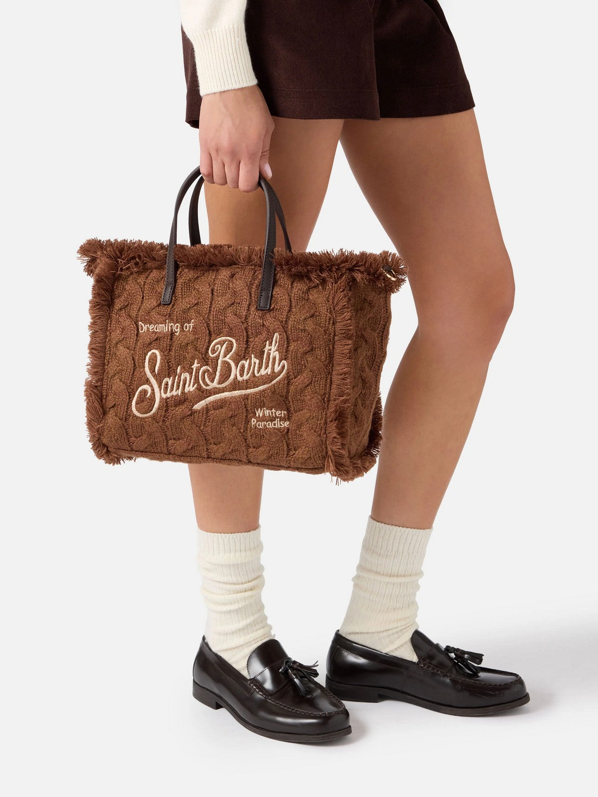 MC2 SAINT BARTH Borsa Donna Media 18BR EMB - COLETTE WOOL BRAID N 01842M