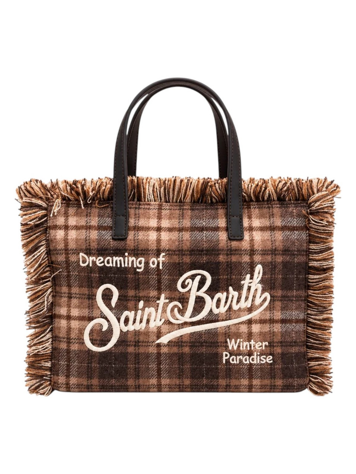 MC2 SAINT BARTH Borsa Donna TARTAN 1812 EMB - COLETTE WOOL N 00470M