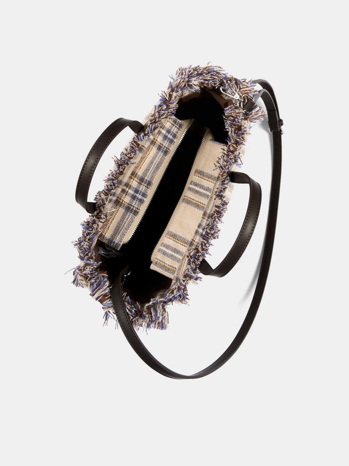 MC2 SAINT BARTH Borsa Donna TARTAN 1219 EMB - COLETTE WOOL N 00580M