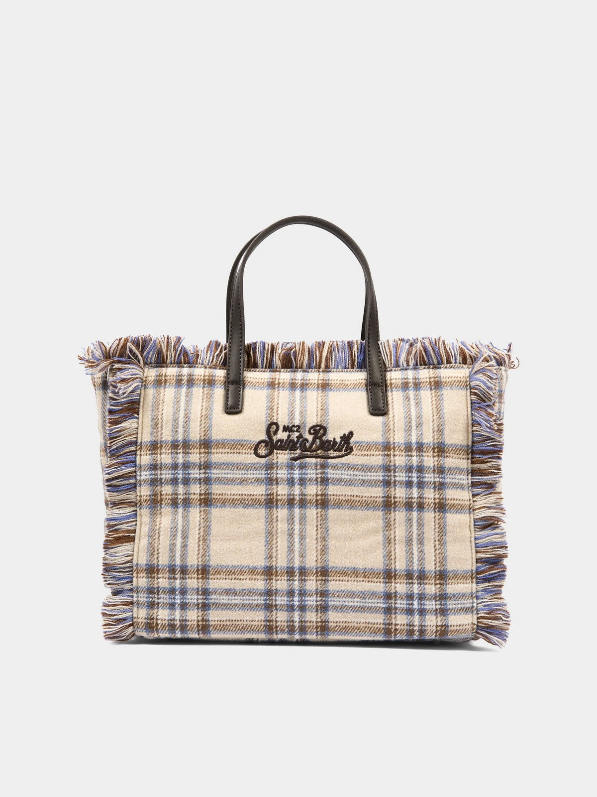 MC2 SAINT BARTH Borsa Donna TARTAN 1219 EMB - COLETTE WOOL N 00580M