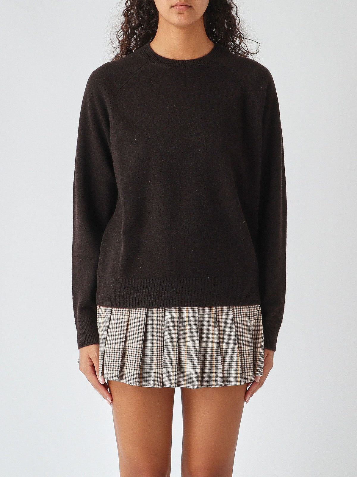 MC2 SAINT BARTH Maglione Donna 18H DARK BROWN - DELPHINE CASHMERE 00022M