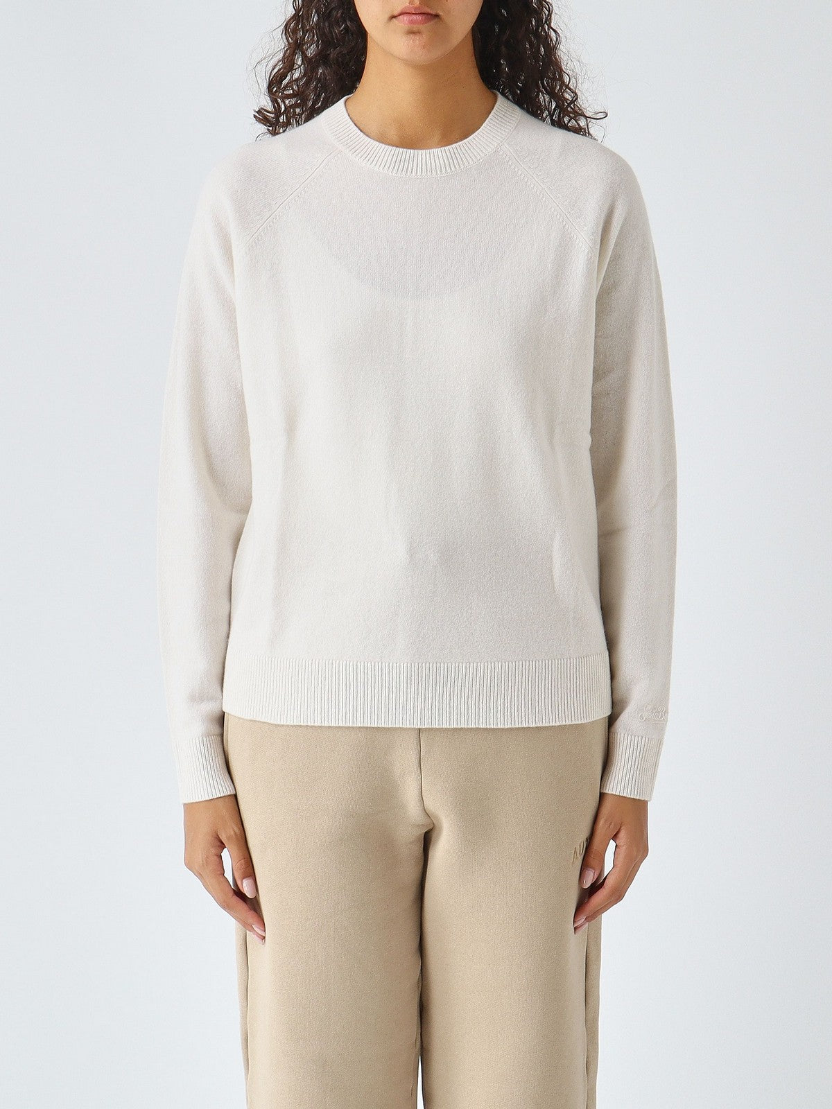 MC2 SAINT BARTH Maglione Donna 10 OFF WHITE - DELPHINE CASHMERE 00023M