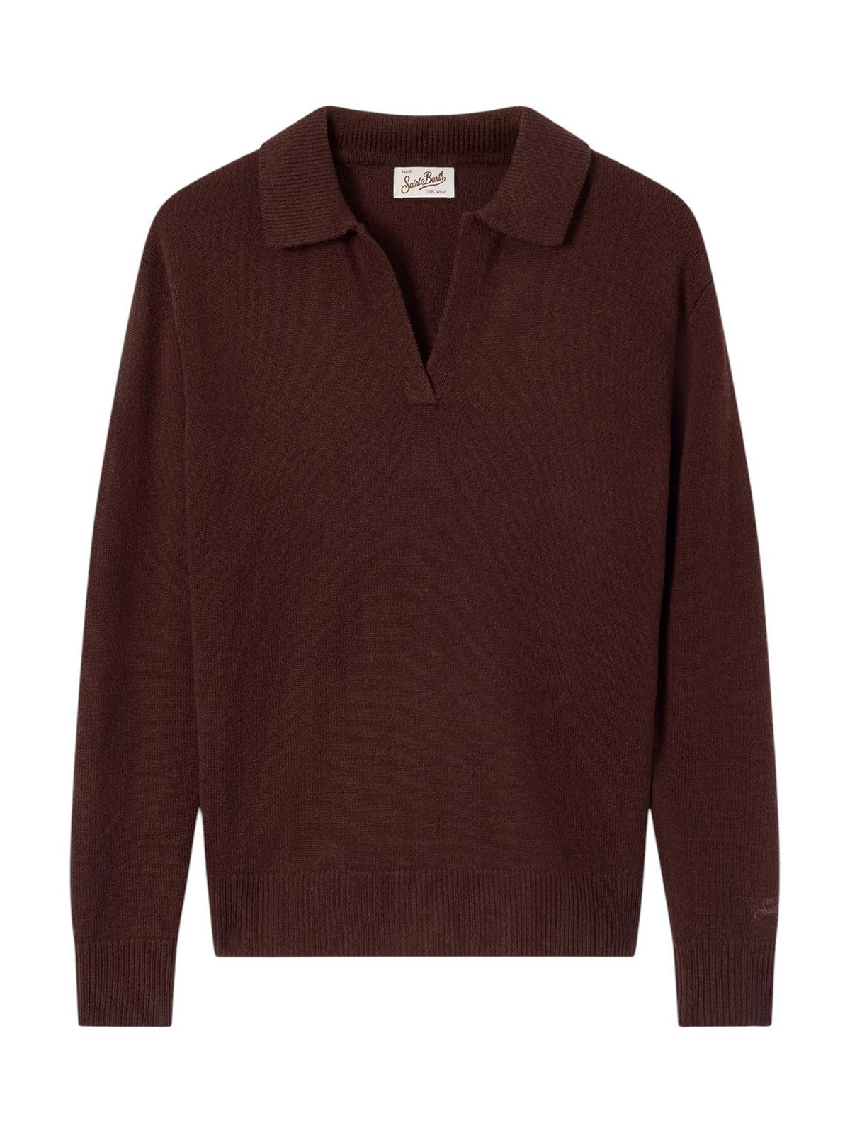 MC2 SAINT BARTH Polo Donna 18 BROWN - EZE WOOL 00040M