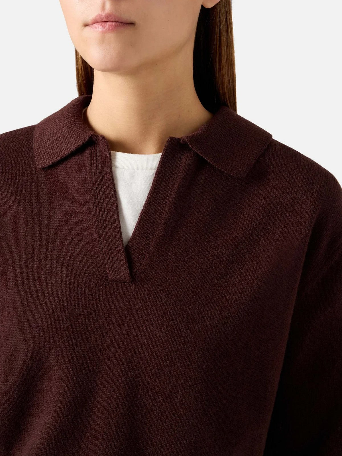 MC2 SAINT BARTH Polo Donna 18 BROWN - EZE WOOL 00040M