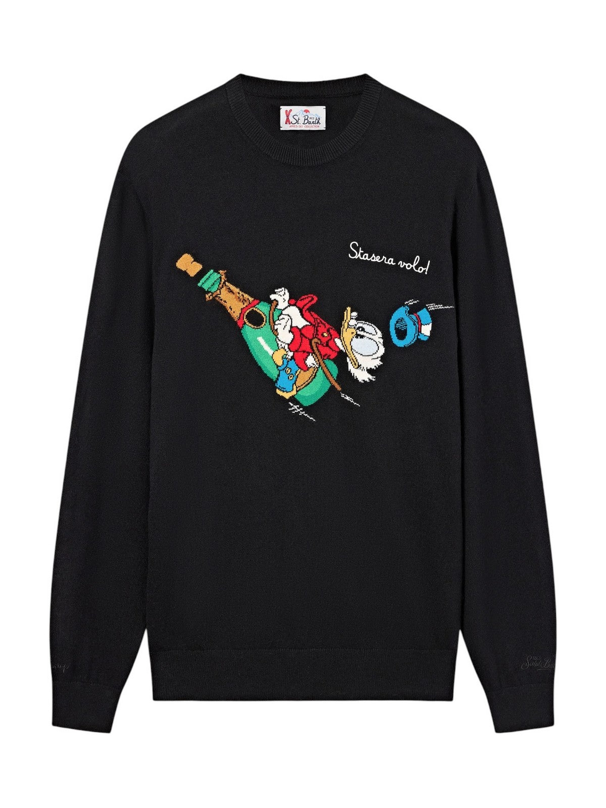 MC2 SAINT BARTH Maglione Uomo SCROOGE VOLO 00 EMB - HERON LIGHT 00138M gioboutiqueweb