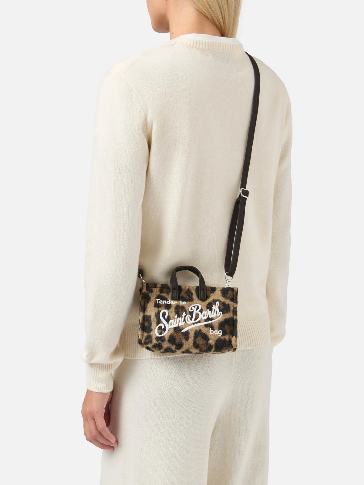 MC2 SAINT BARTH Pochette Donna LEO 18 EMB - PHONE BAG FELT 00328M