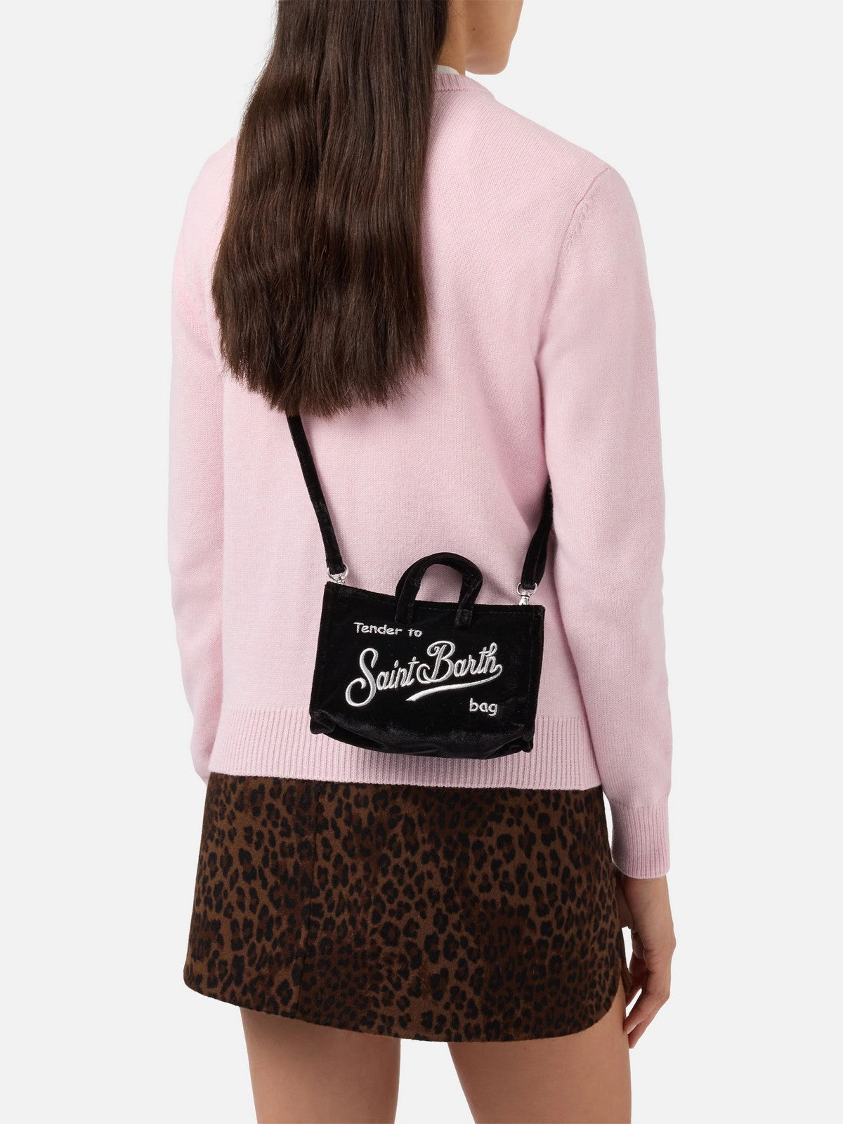 MC2 SAINT BARTH Pochette Donna 00 EMB - PHONE BAG VELVET 00315M