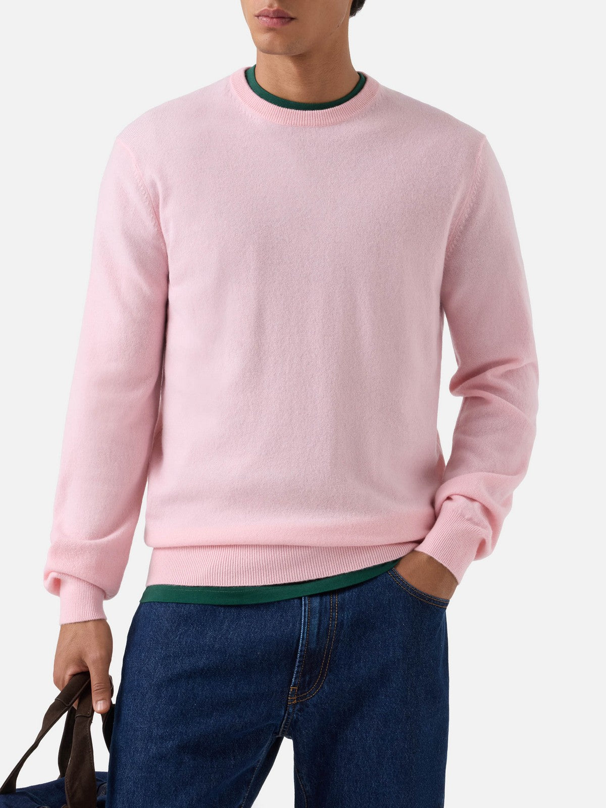 MC2 SAINT BARTH Maglione Uomo 21 PINK - REGENT CASHMERE 00006M
