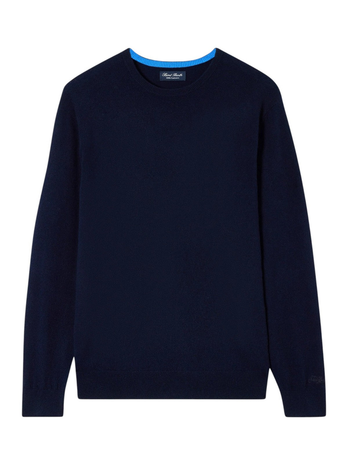 MC2 SAINT BARTH Maglione Uomo 62 NIGHT BLUE - REGENT CASHMERE 00044M