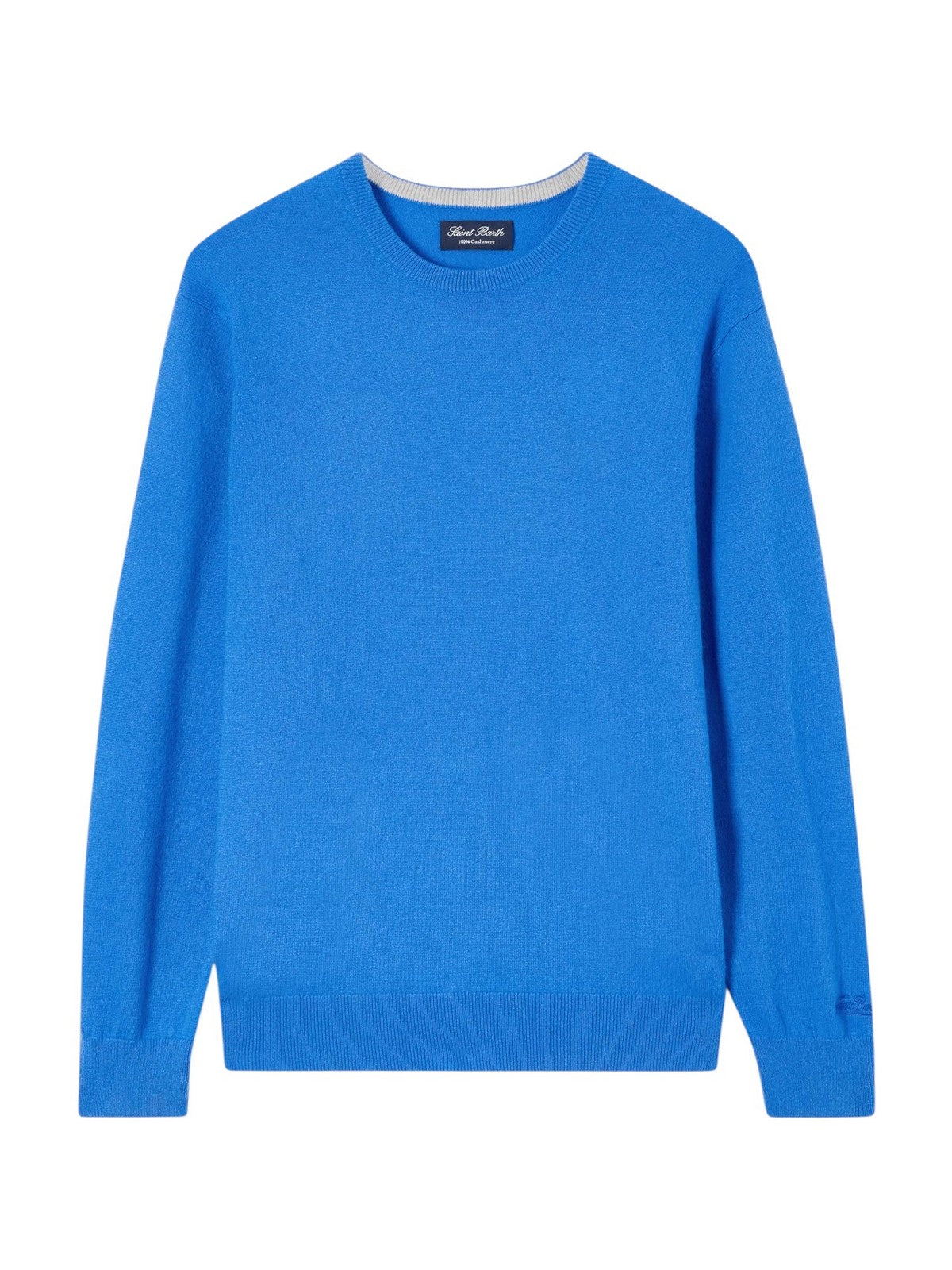 MC2 SAINT BARTH Maglione Uomo 17M CLOUD BLUE - REGENT CASHMERE 00275M