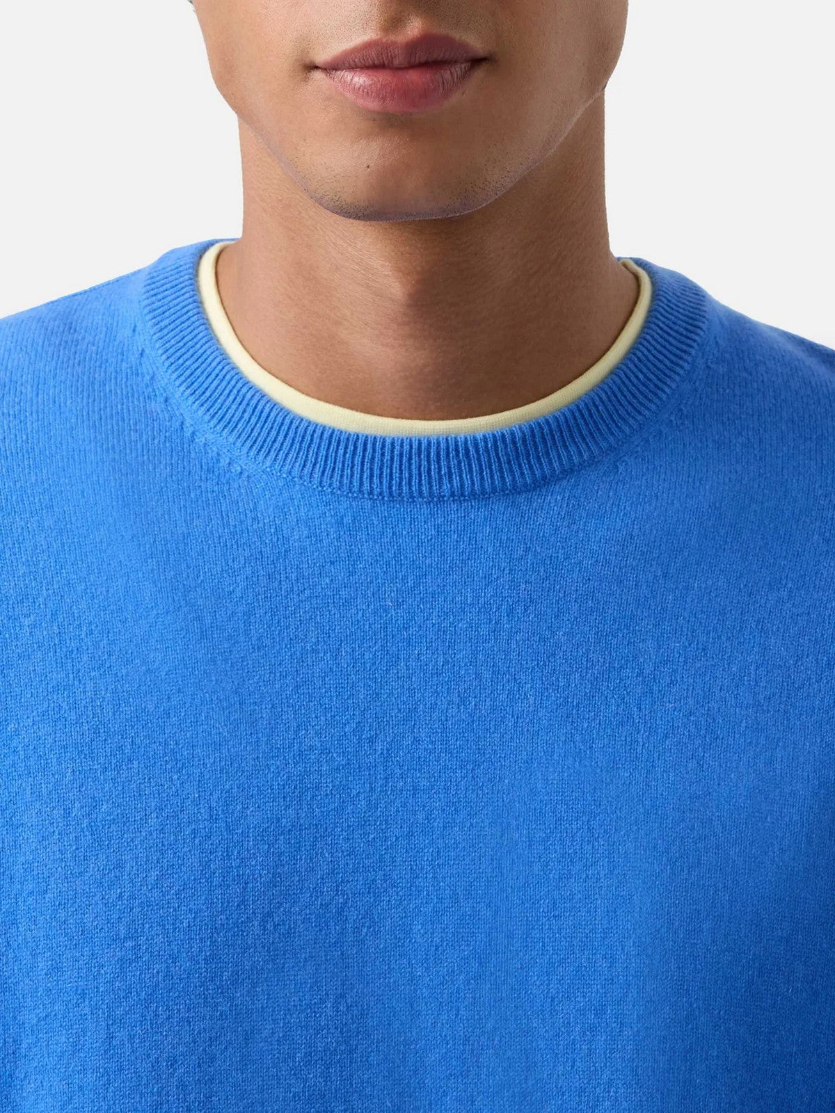 MC2 SAINT BARTH Maglione Uomo 17M CLOUD BLUE - REGENT CASHMERE 00275M