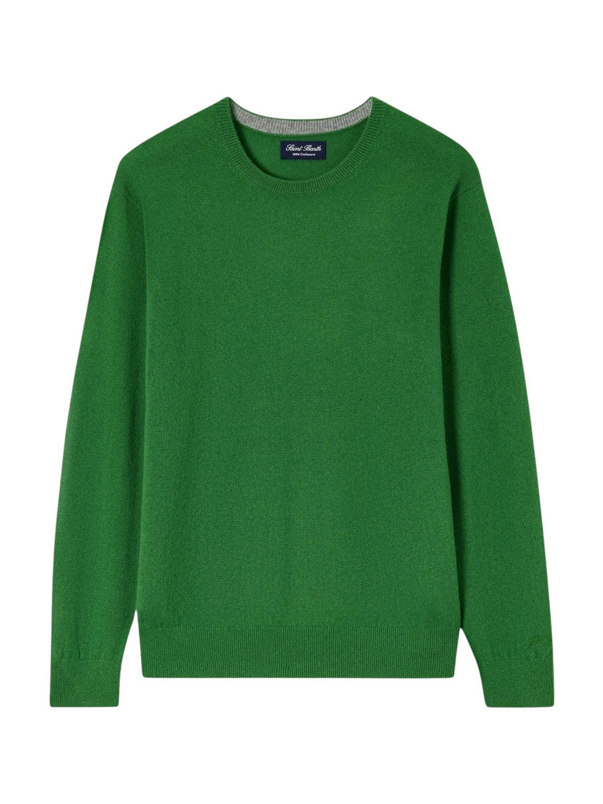 MC2 SAINT BARTH Maglione Uomo 57N CACTUS GREEN - REGENT CASHMERE 00277M