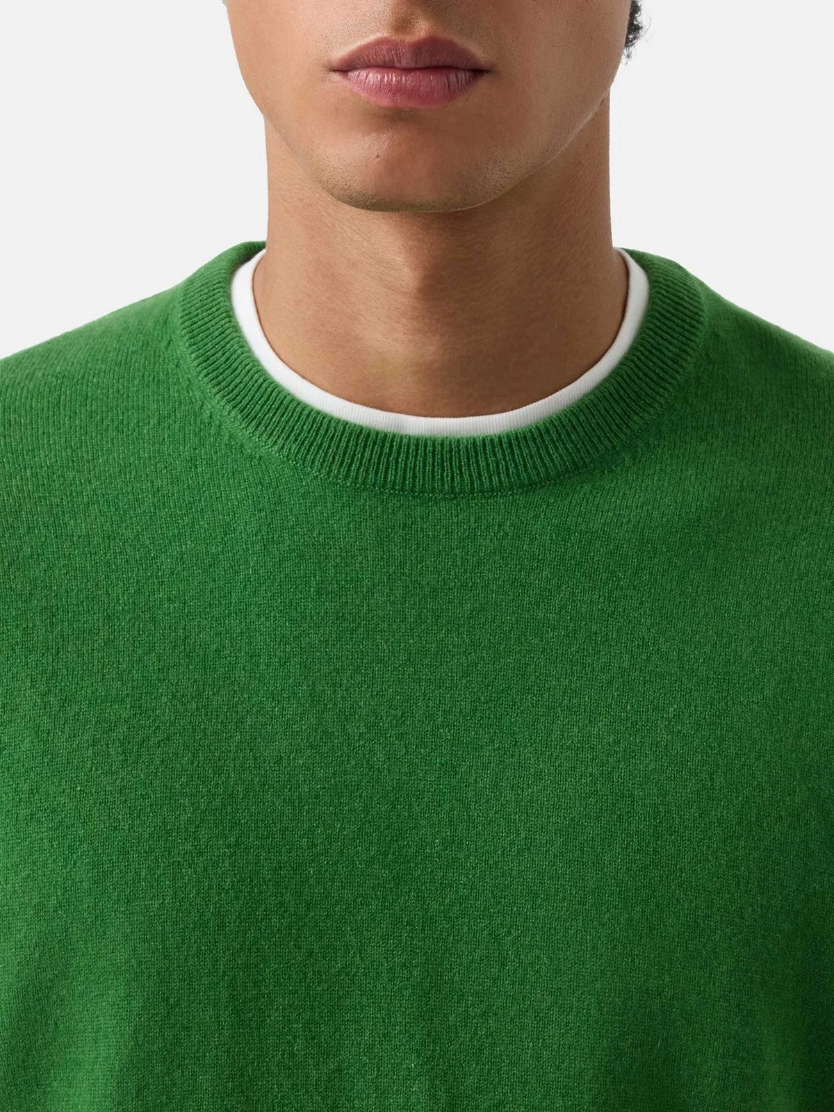 MC2 SAINT BARTH Maglione Uomo 57N CACTUS GREEN - REGENT CASHMERE 00277M