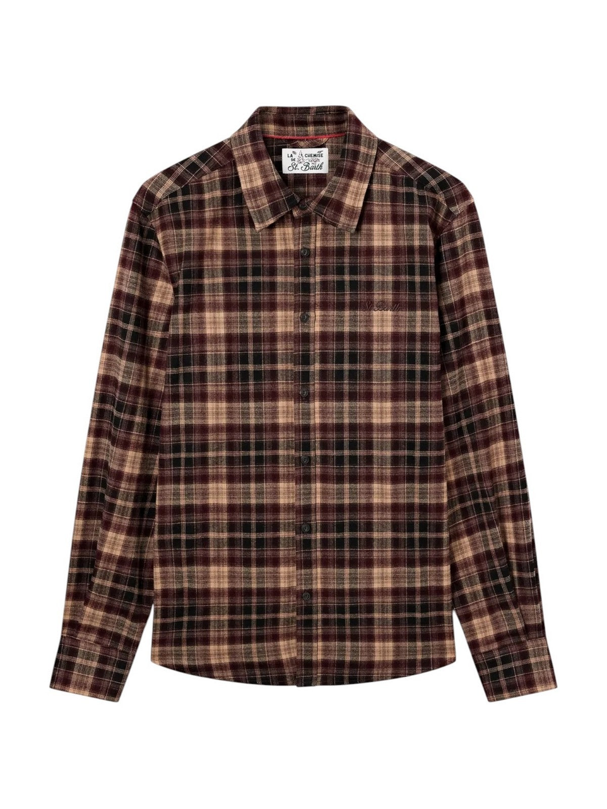 MC2 SAINT BARTH Camicia Uomo APRES SKI TARTAN DRAW 1845 EMB - SEEFELD FLANNEL 00372M