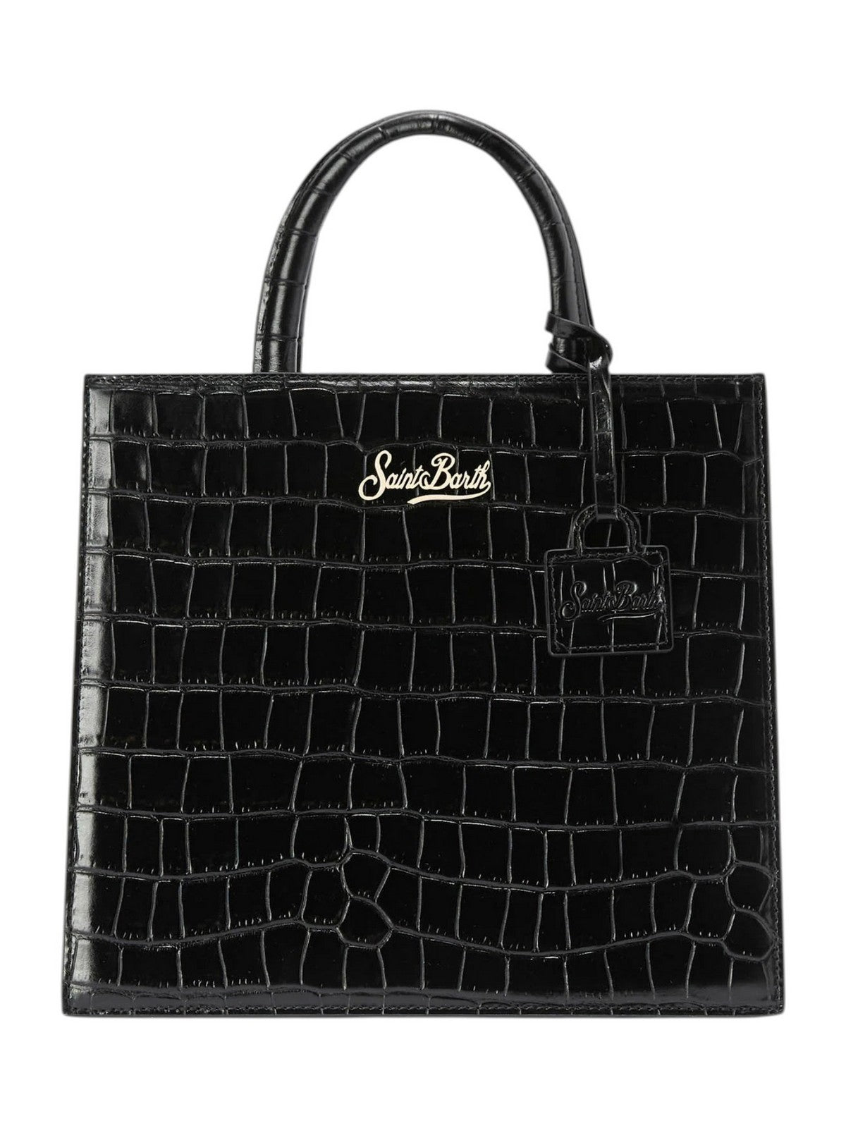 MC2 SAINT BARTH Borsa Donna PRINTED CROCO LEATHER 00 - SHOP BAG MIDI 00721M