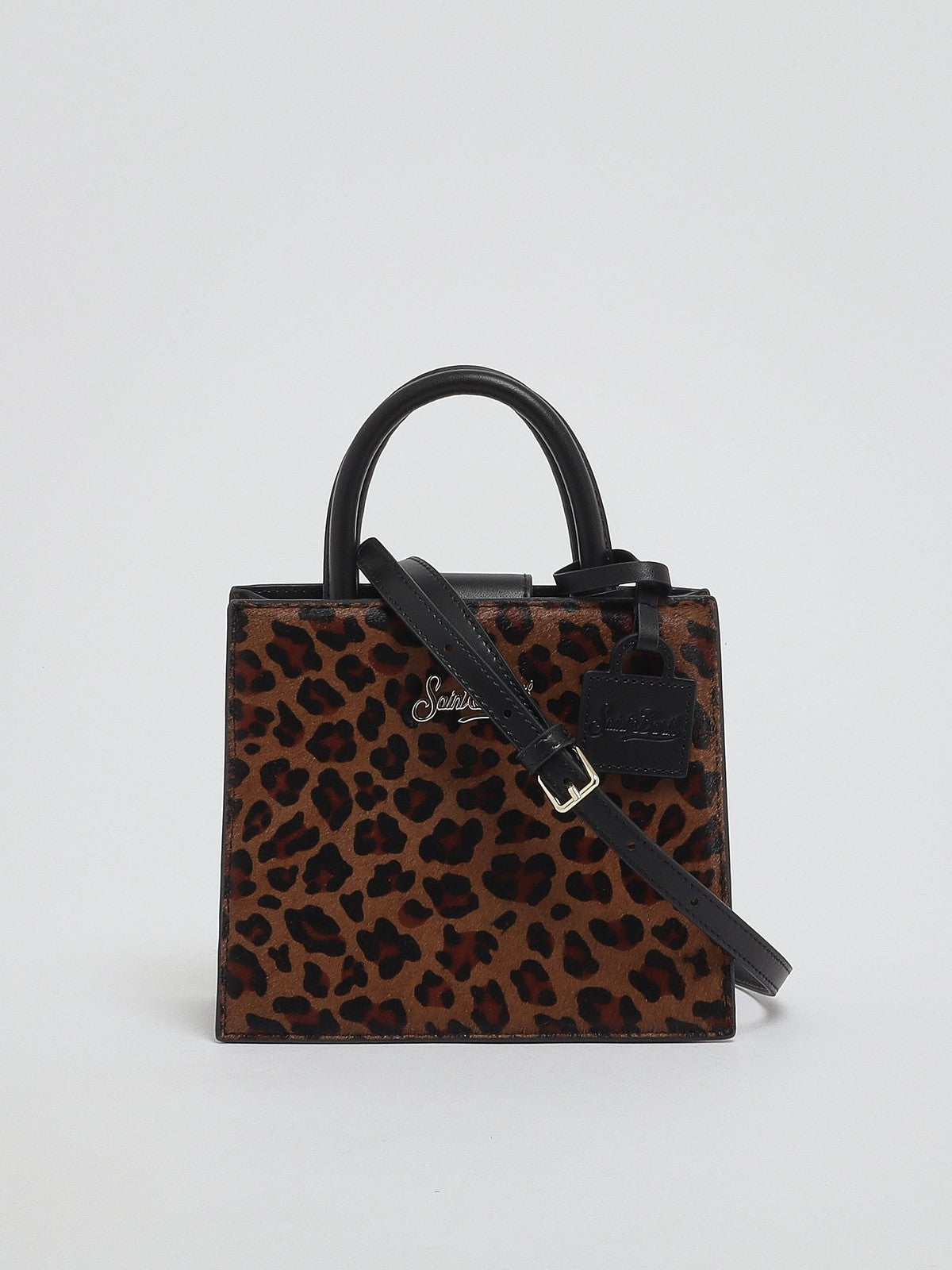 MC2 SAINT BARTH Borsa Donna DARK LEO BRUSHED LEATHER 00 - SHOP BAG MINI 00101M