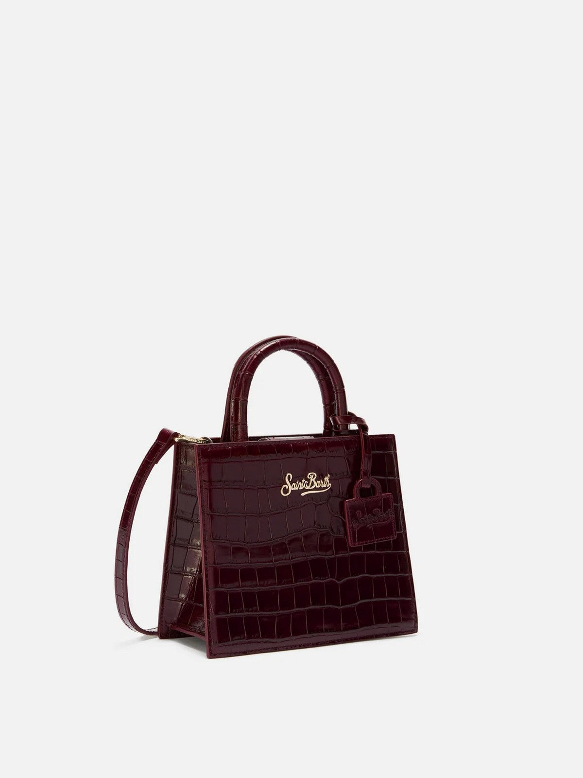MC2 SAINT BARTH Borsa Donna PRINTED CROCO LEATHER 45 - SHOP BAG MINI 00107M